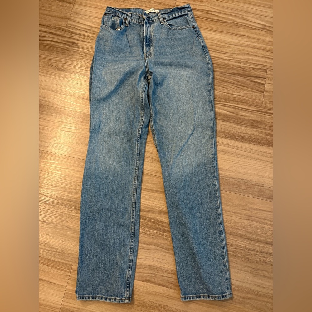 Abercrombie & Fitch Light Blue Curve Love Jeans